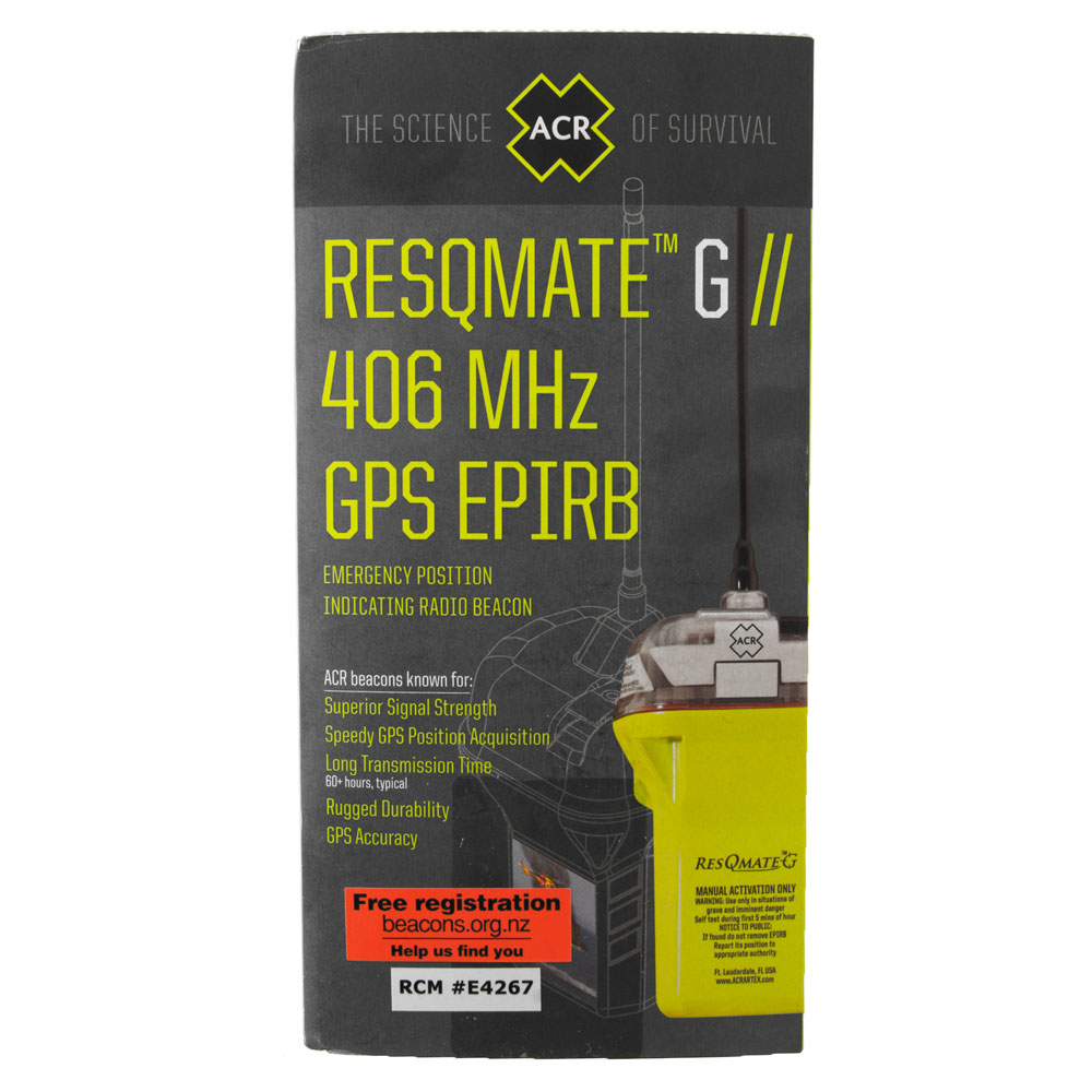 ACR ResQmateG EPIRB With GPS 406MHz Class 3 1 ACR ResQmateG EPIRB With GPS 406MHz Class 3
