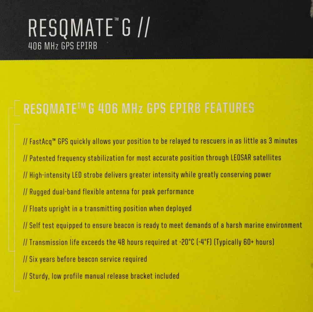 ACR ResQmateG EPIRB With GPS 406MHz Class 3 2 ACR ResQmateG EPIRB With GPS 406MHz Class 3 - Image 2