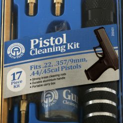 Accu-Tech 17-Piece Pistol Cleaning Kit For .22 .357/9mm .44/.45 Cal Pistols
