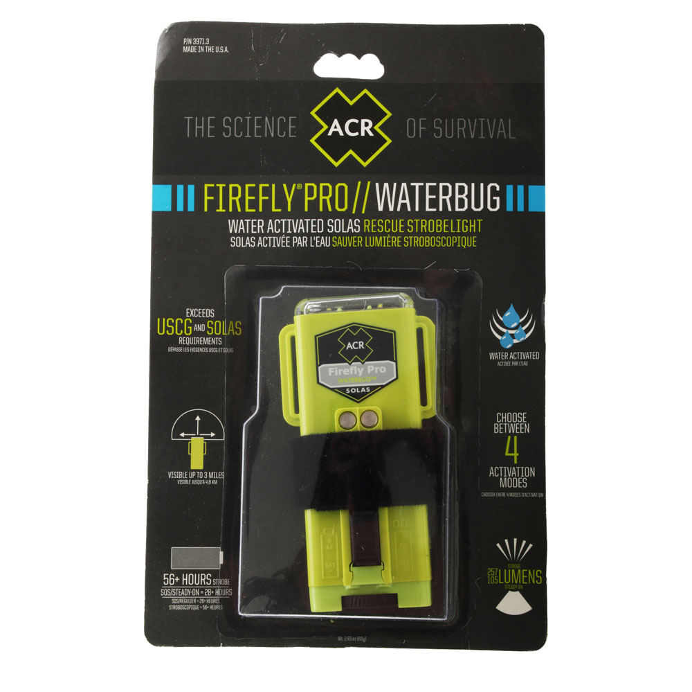 ACR Firefly PRO Waterbug Emergency Distress Strobe Light 1 ACR Firefly PRO Waterbug Emergency Distress Strobe Light